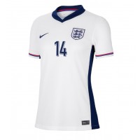 Camiseta Inglaterra Ezri Konsa #14 Primera Equipación para mujer Eurocopa 2024 manga corta